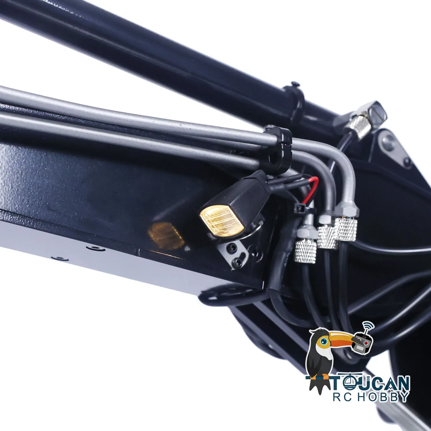 EC380 1:14 RC Hydraulic Excavator RTR Wheeled Remote Control Digger Ripper Clamshell Bucket Construction Truck Model For Aduit 6