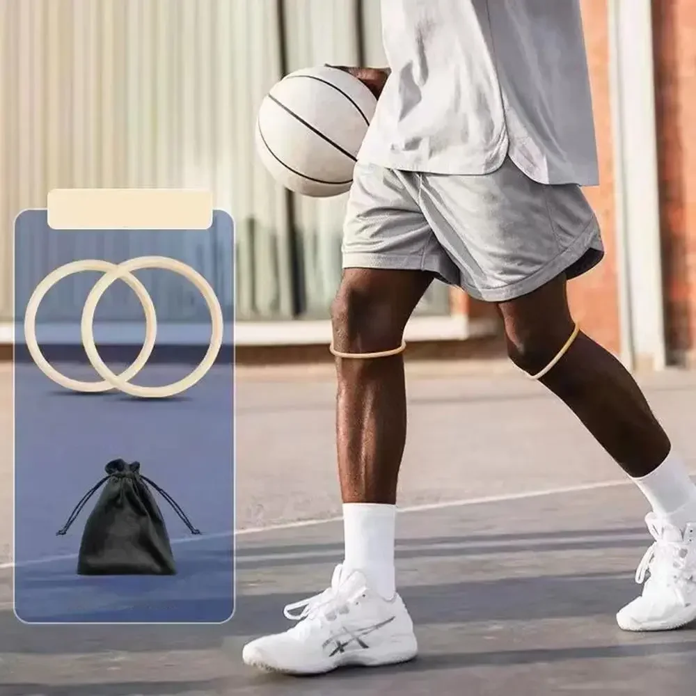 1Pairs Fine Patella Belt Basketball Knee Force Belt Patella Knee Joint Rope Rubber Band Sports Pad Elastic Fixed Protection