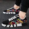 High quality Red Vulcanized Shoes For Men Unisex Casual Sneakers 46 Size Fashion Graffiti Flat Sneakers Men Skateboard Shoes 6