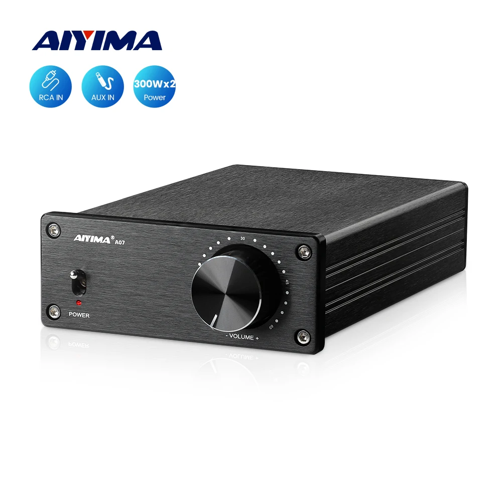AIYIMA TPA3255 Home Power Amplifier Bluetooth A07 PRO A07 Audio Amplifier 2.0 Stereo Speaker Amplifiers HiFi 300Wx2 Class D Amp images - 6