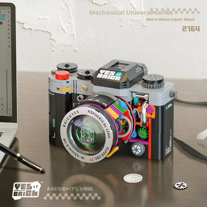 DIY Building Blocks Camera Construction Toy Set