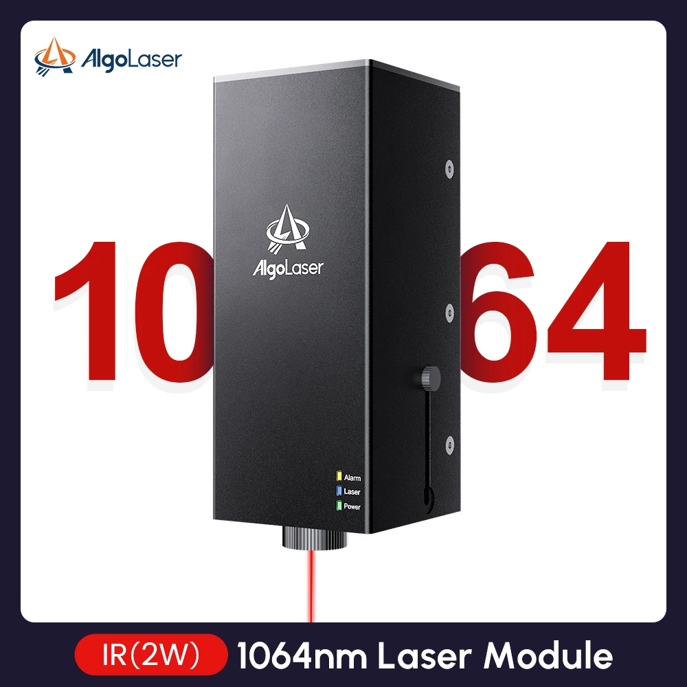 AlgoLaser 1064nm infrarouge 2W IR tête de moule Laser pour Machine de gravure Laser graver tout métal cuir plastique bijoux acrylique