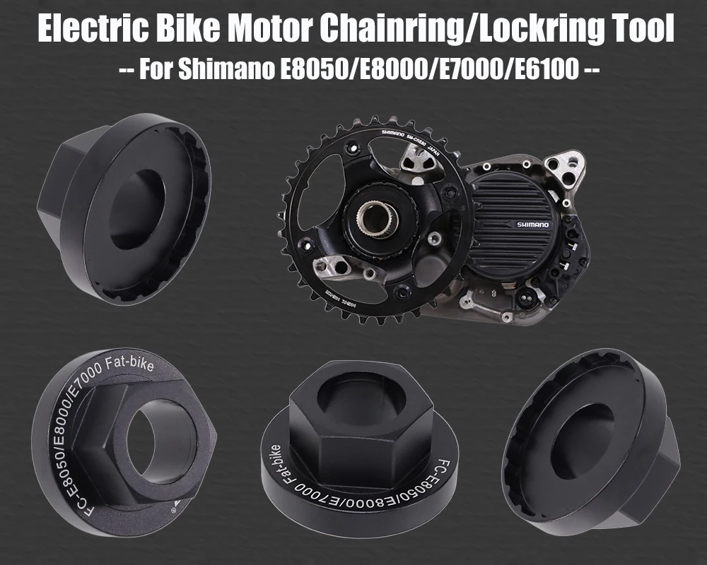 Fat Bike Motorschlüssel E-Bike Motor Sicherungsring Installations- und Entfernungswerkzeug für Shimano E6100 E7000 E8000 E8050 Motorreparatur – Detail 4
