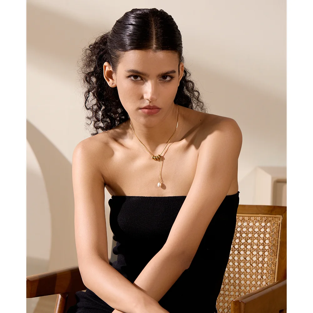 Yhpup Stainless Steel Necklace