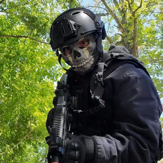 Skeleton Scary Mask MW2 Call of Duty Mask Ghost Mask Unisex Cod Halloween Mask