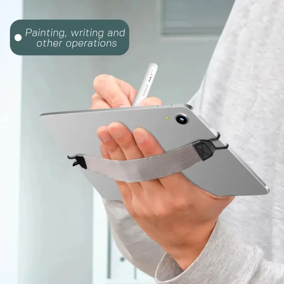 Tablet Stand Holder for iPad 9.7 10.5 inch Generic Hand Strap Leather Handle Grip Security For iPad/Xiaomi/Samsung