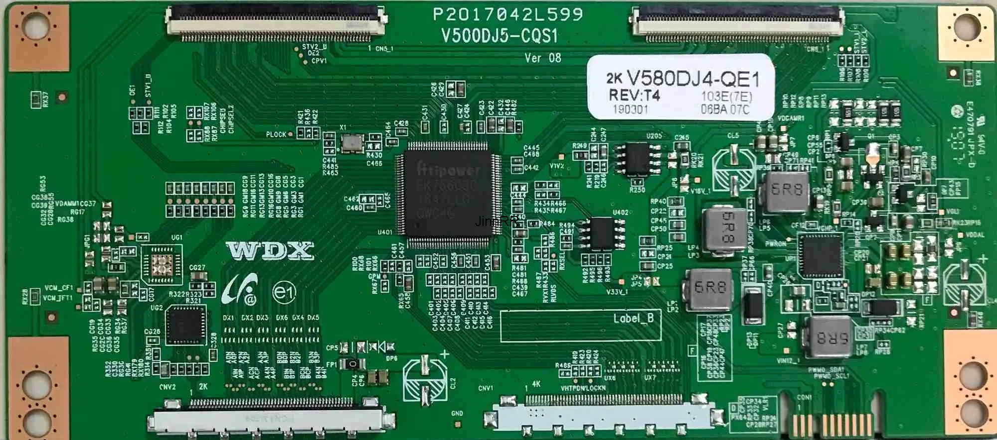 Newly upgraded v500dj5 cqs1 4K to 2 logic board v580dj4 qe1 Rev T4 newly-upgraded-v500dj5-cqs1-4k-to-2-logic-board-v580dj4-qe1-rev-t4