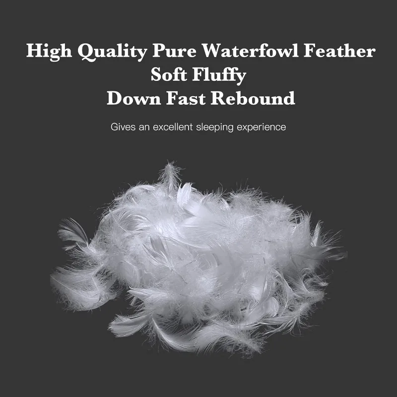 5 inch Down Pillowtop Featherbed Twin Size, Extra Thick Overfilled White Down Feather Mattress Topper 233 Thread Count 100%