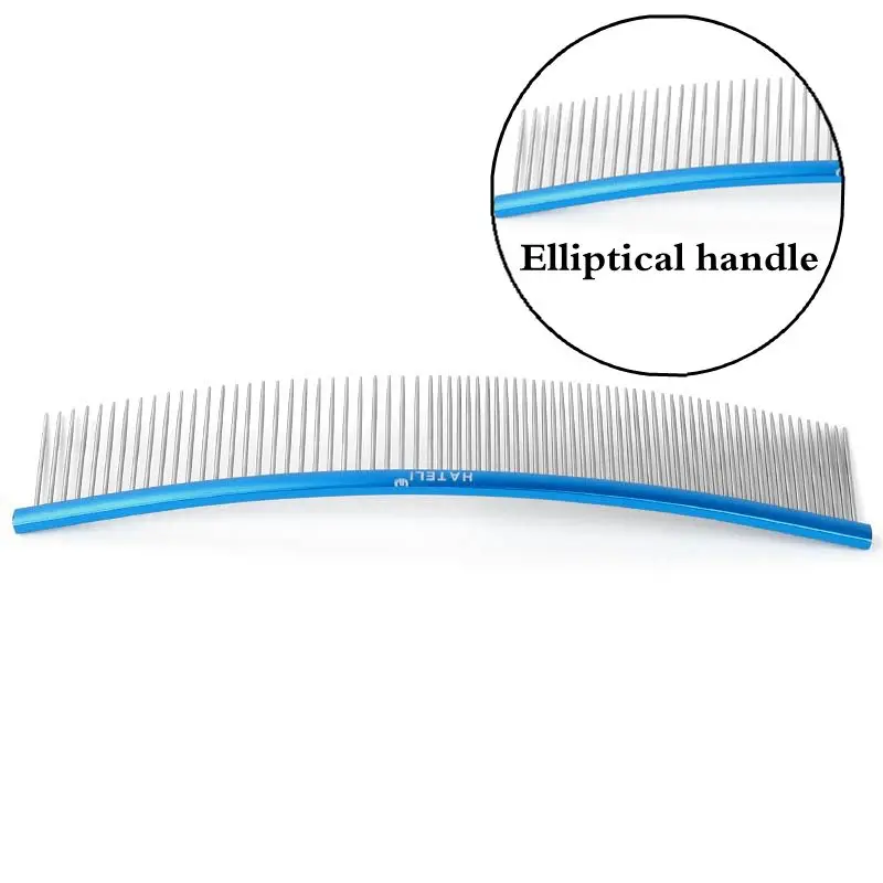Blue oval handle