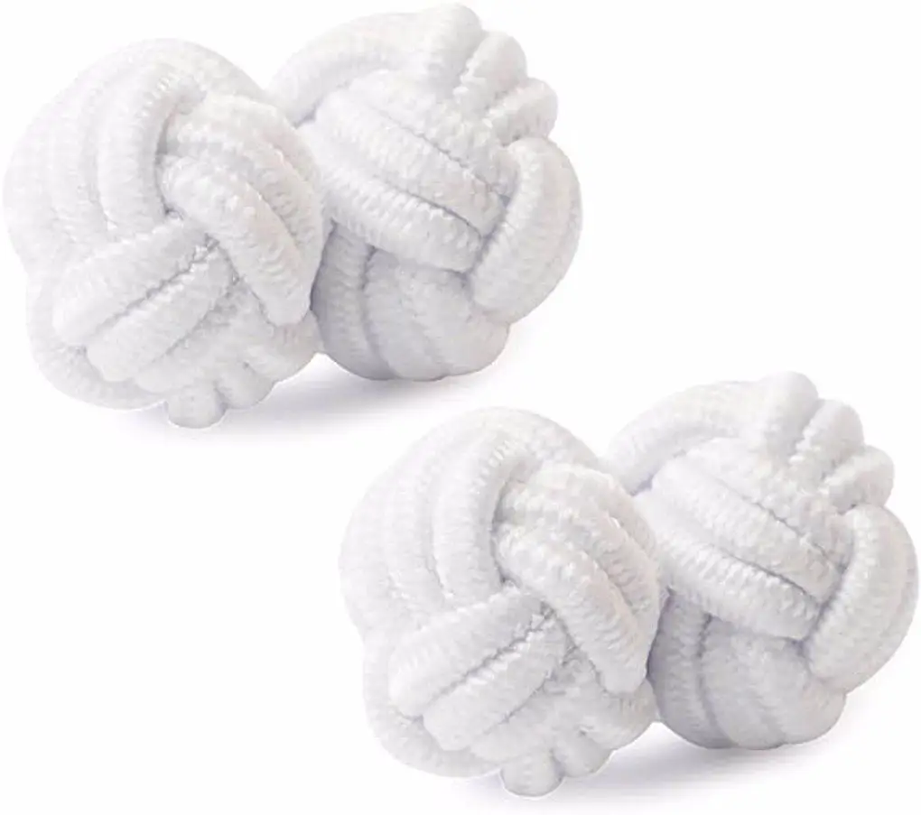 

Запонки из полиэстера с узлом, 10 шт.