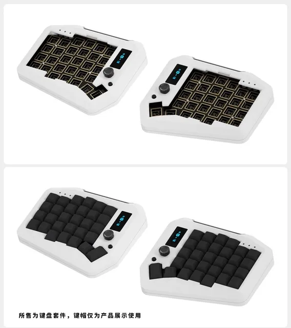 Doio KB29B-01 Sofle Split Mechanical Keyboard Aluminium Alloy With 