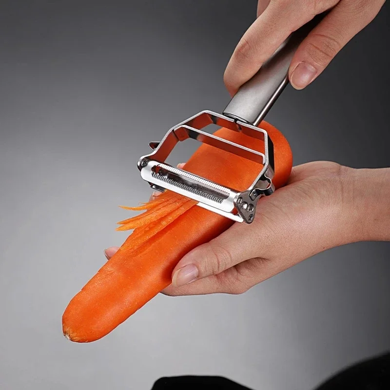 Description Picture 4 of itemHigh Quality Stainless Steel Potato Cucumber Carrot Grater Julienne Peeler Vegetables Fruit Peeler Vegetable Slicer
