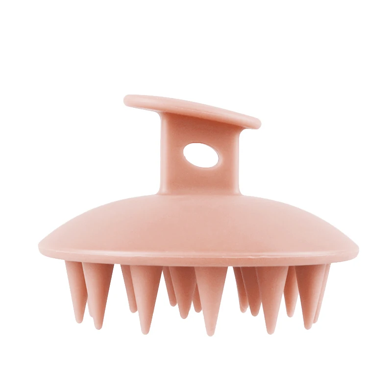 Solid Silicone Hair Shampoo Brush Mold-free One-piece Head Scalp Massager for Healthy Hair Growth Dry Scalp