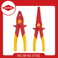 KNIPEX Nose Plastic Plier 1000V VDE Insulated Plastic pliers Electrical Working Tool NO.98 62 02 | 98 62 01 1