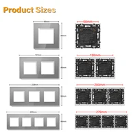BSEED Zigbee Smart Mechanical Button Switches Function Parts Tuya Alexa Control EU Socket Parts Glass Panels DIY Accessories - Image 5