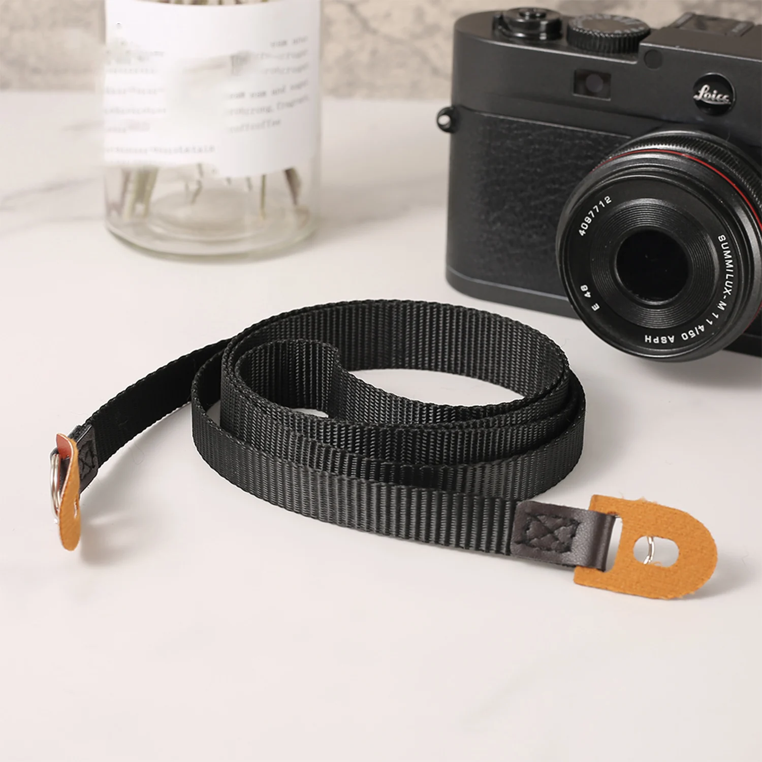 その他 PORTER / CAMERA HANDSTRAP for leica Oxford Leather Camera Wrist Strap | Brown | Leica, Nikon