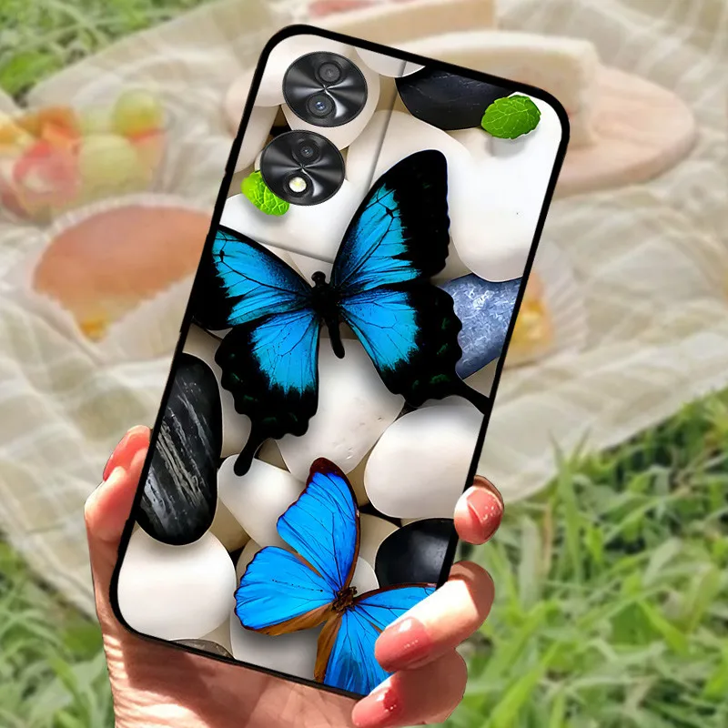 Elegant Black Marble Silicone Protective Case Cover - Soft Bumper Coque