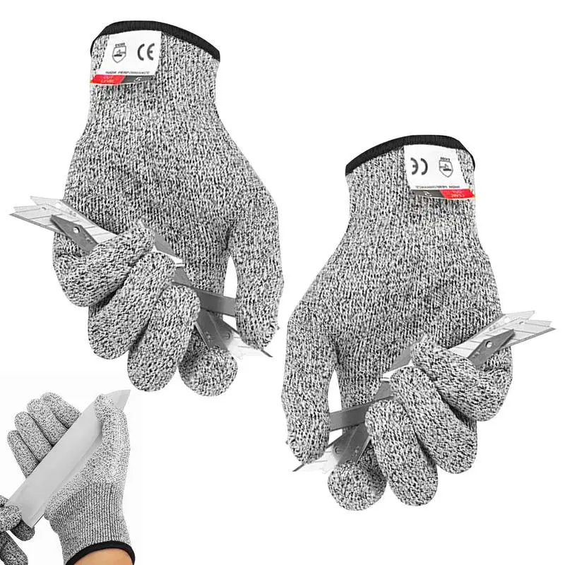 

Cut Resistant Gloves Level 5 Safety Anti Cut Gloves High-strength Industry Kitchen Gardening Anti-Scratch Anti-cut Glass Cutting