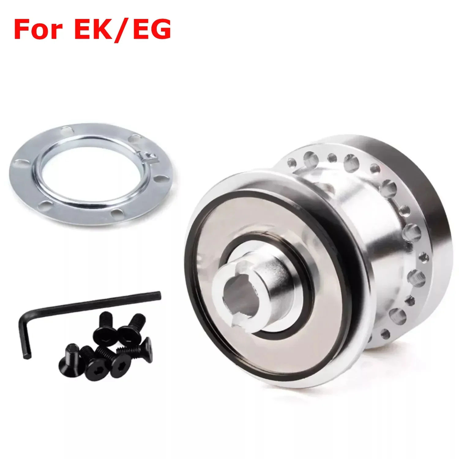 Steering Wheel Adapter Boss Kit 6 Hole Aluminum Steering Wheel Hub Adapter For Honda Civic 1992-1995 EG 1996-2000 EK