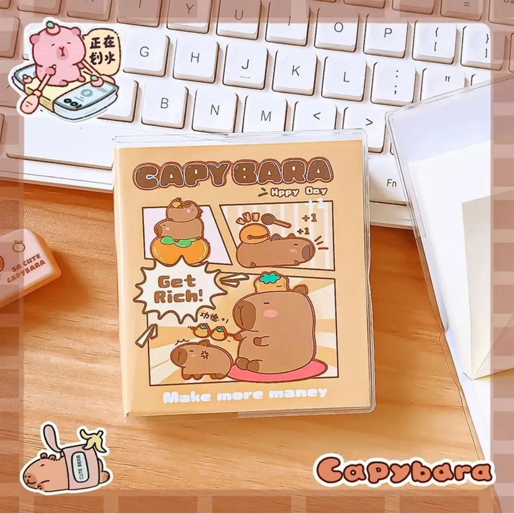 Kawaii stationary supplies Office accessories weekly planner Notepad school cute capybara mini Portable Notebooks