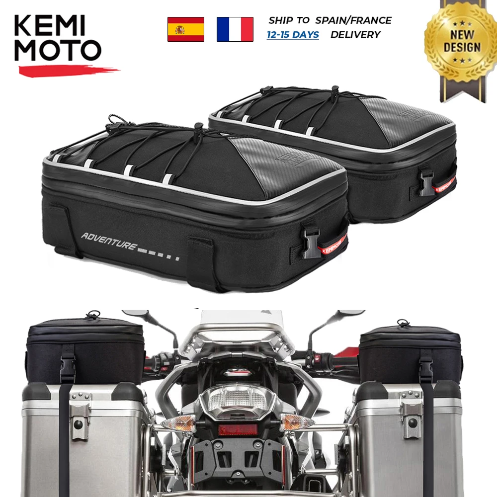 KEMIMOTO Top Bags for R1200GS LC For BMW R 1200GS LC R1250GS Adventure ADV F750GS F850GS Top Box Panniers Bag Case Luggage Bags for bmw r1200gs lc r1250gs adv f800gs f700gs f850gs r1200 gs universal side handle for aluminum alloy side box pannier top case