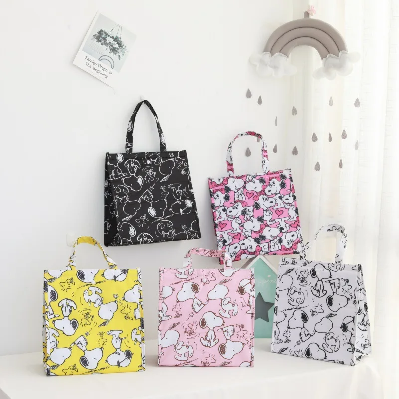 Kawaii Sanrioed Mymelody HelloKittys Gudetama snooptered Purin Большая водонепроницаемая сумка для хранения