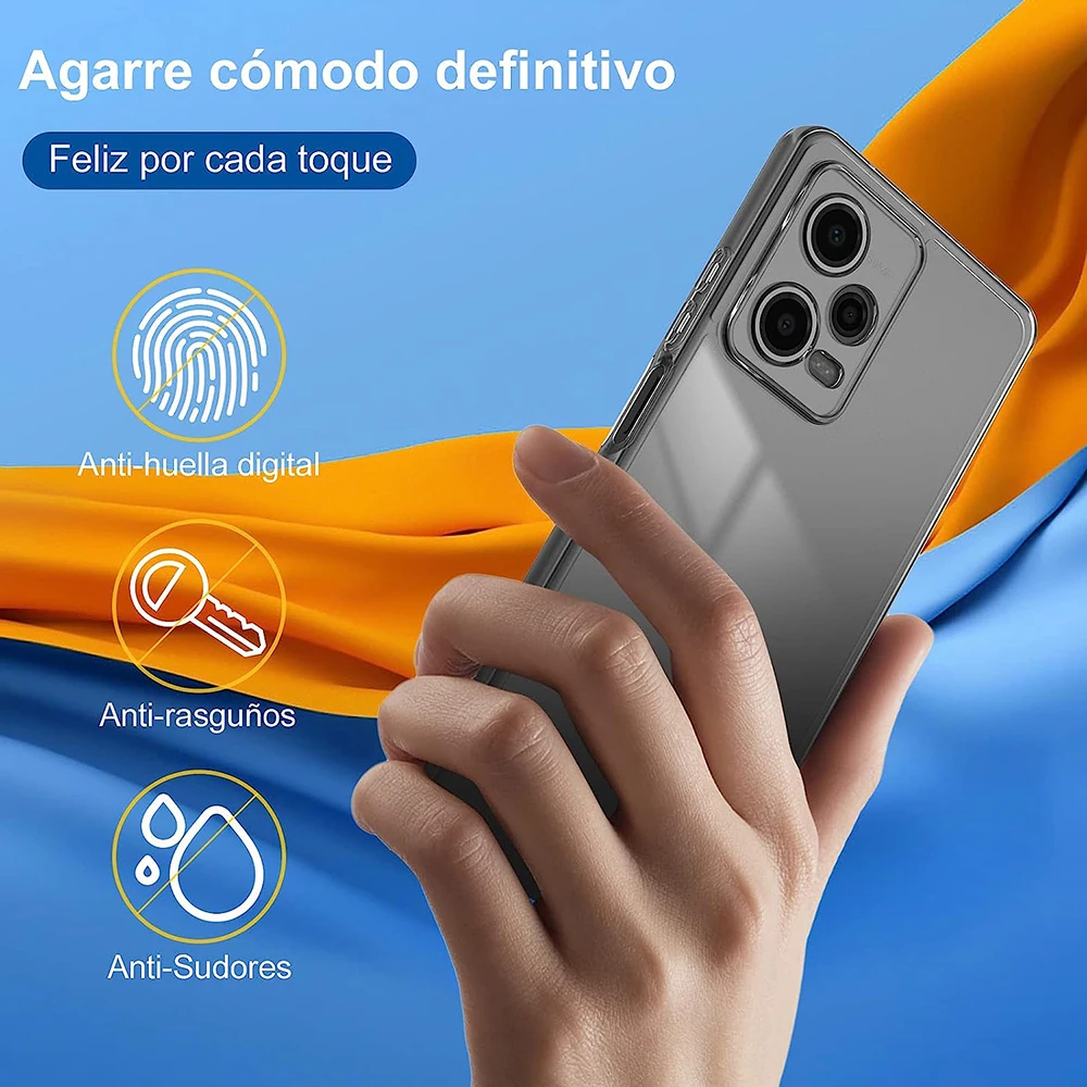 Ultradünne, klare Silikon-weiche Handyhülle für Xiaomi Redmi Note 12 Turbo 12S 11 11S 11T 10 10S Pro Plus Speed 12C 10A 10C Abdeckung – Detail 2