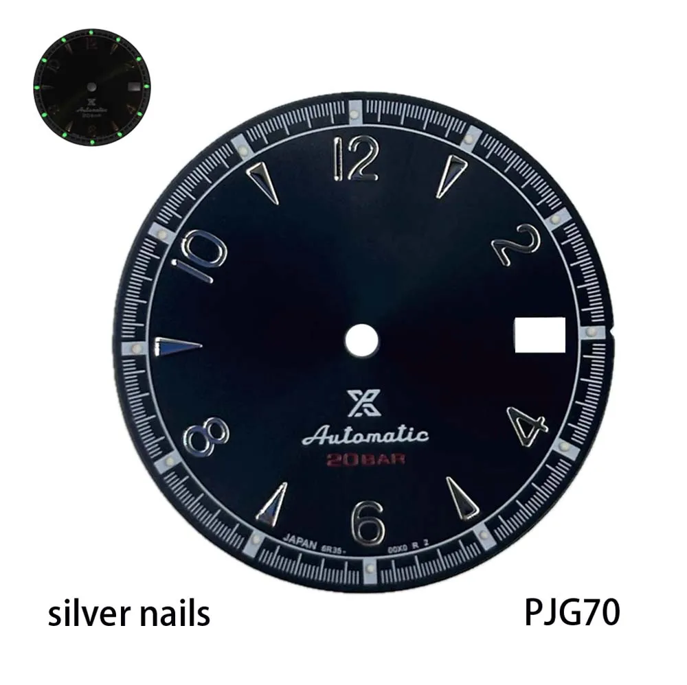 Retro Military Green Dial with Luminous Features - 30mm