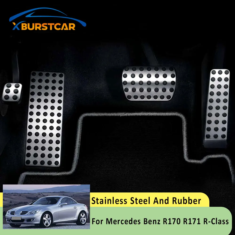 Car Pedals Accessories Brake Clutch Pedal Pad Covers For Mercedes Benz