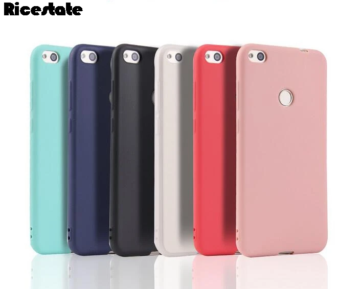 Premium Silicone Soft Back Cover Case - Solid Color Design