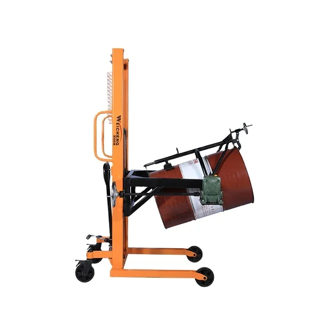 

Wholesale Retail Hydraulic Manual Oil Drum Stacker For Material Handling Equipment