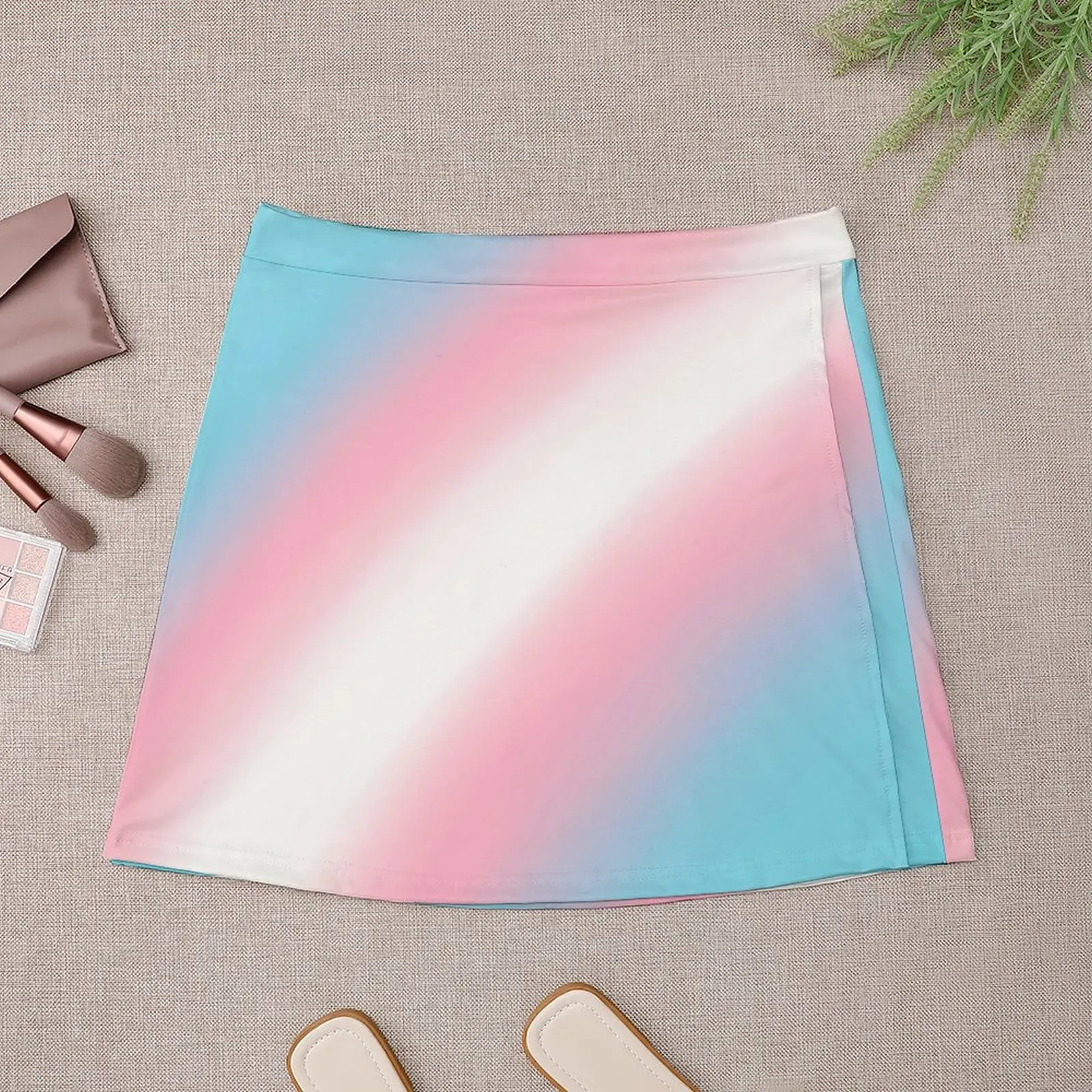 Subtle trans gradient pride flag Mini Skirt mini denim skirt women's golf wear summer