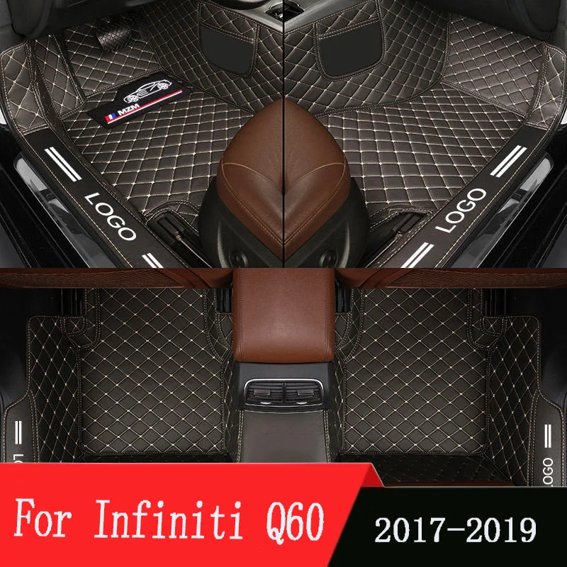 For Infiniti Q60 2017 2018 2019 Car Floor Mats Auto Interiors