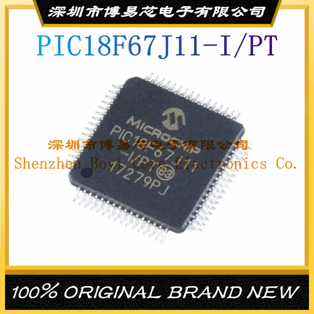 

PIC18F67J11-I/PT Package TQFP-64 New Original Genuine Microcontroller IC Chip (MCU/MPU/SOC)