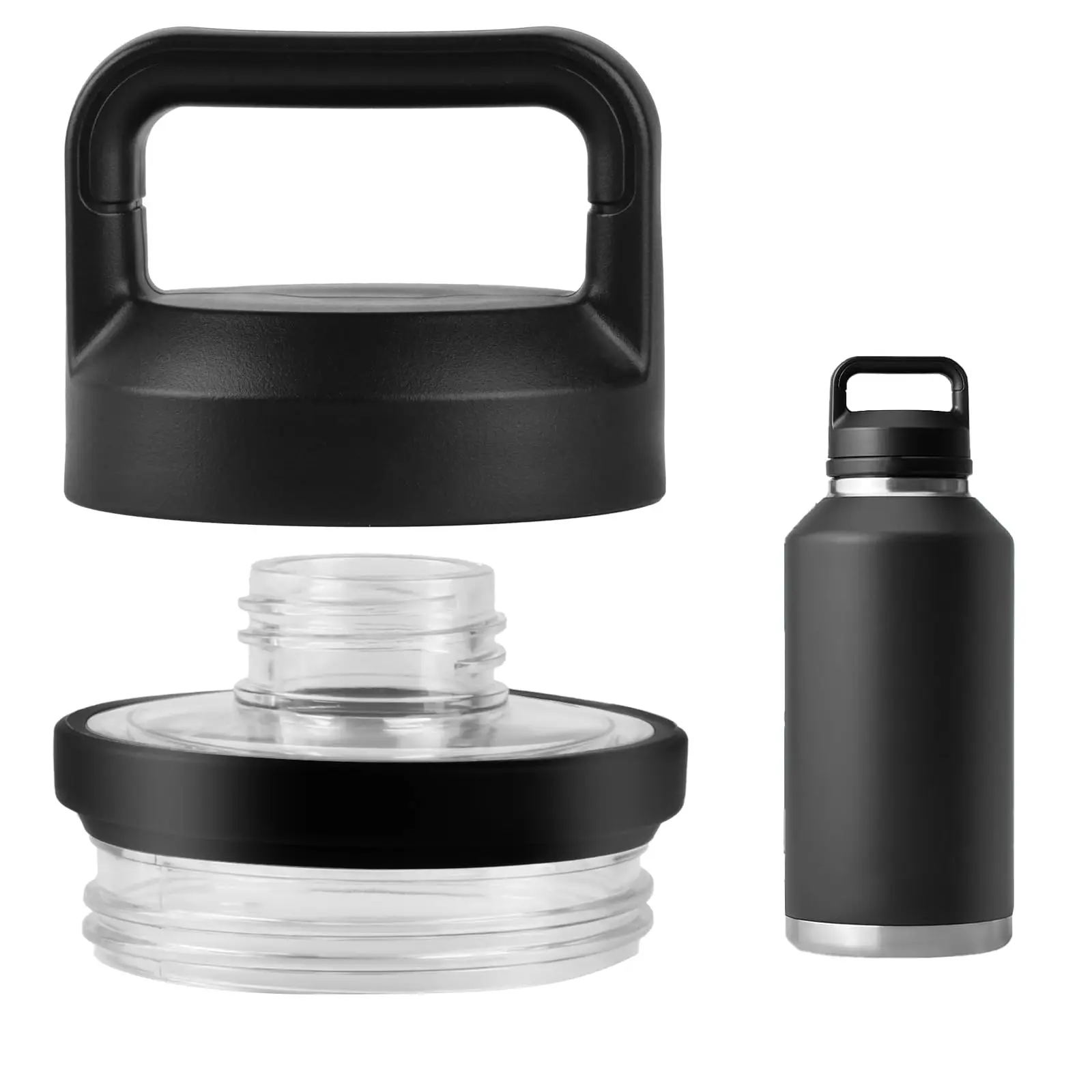 Fits for YETI Chug Cap Replacement for 18 oz 26 oz 36 64 YETI Water Bottle Lid Replacement Accessories