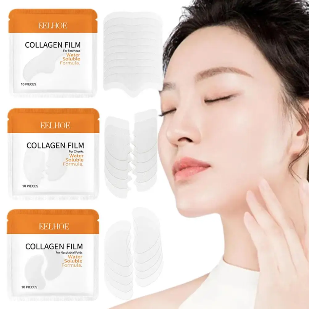 

Collagen Soluble Collagen Soluble Lifting Anti-aging Film For Face Melting Remove Dark Circles Forehead N9u3