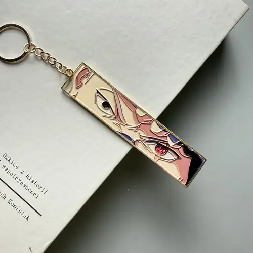 Anime Metal Hollow Out Keychains Bookmark Cute Jet Manga Fashion Bag Key Tag Jewelry Accessory Key Ring Holder Gift Anime - Image 19
