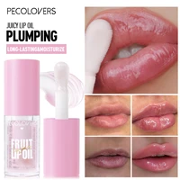 BIG Fruit Lip Oil Lip Enhancer Plumper Big Brush Moisturising Clear Lip Gloss Sexy Lip Makeup Care Cosmetics for Women Girl Lady 1