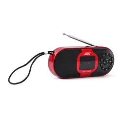 Solar - Powered Portable Wireless Speaker with FM Radio and LED Display (123BT)