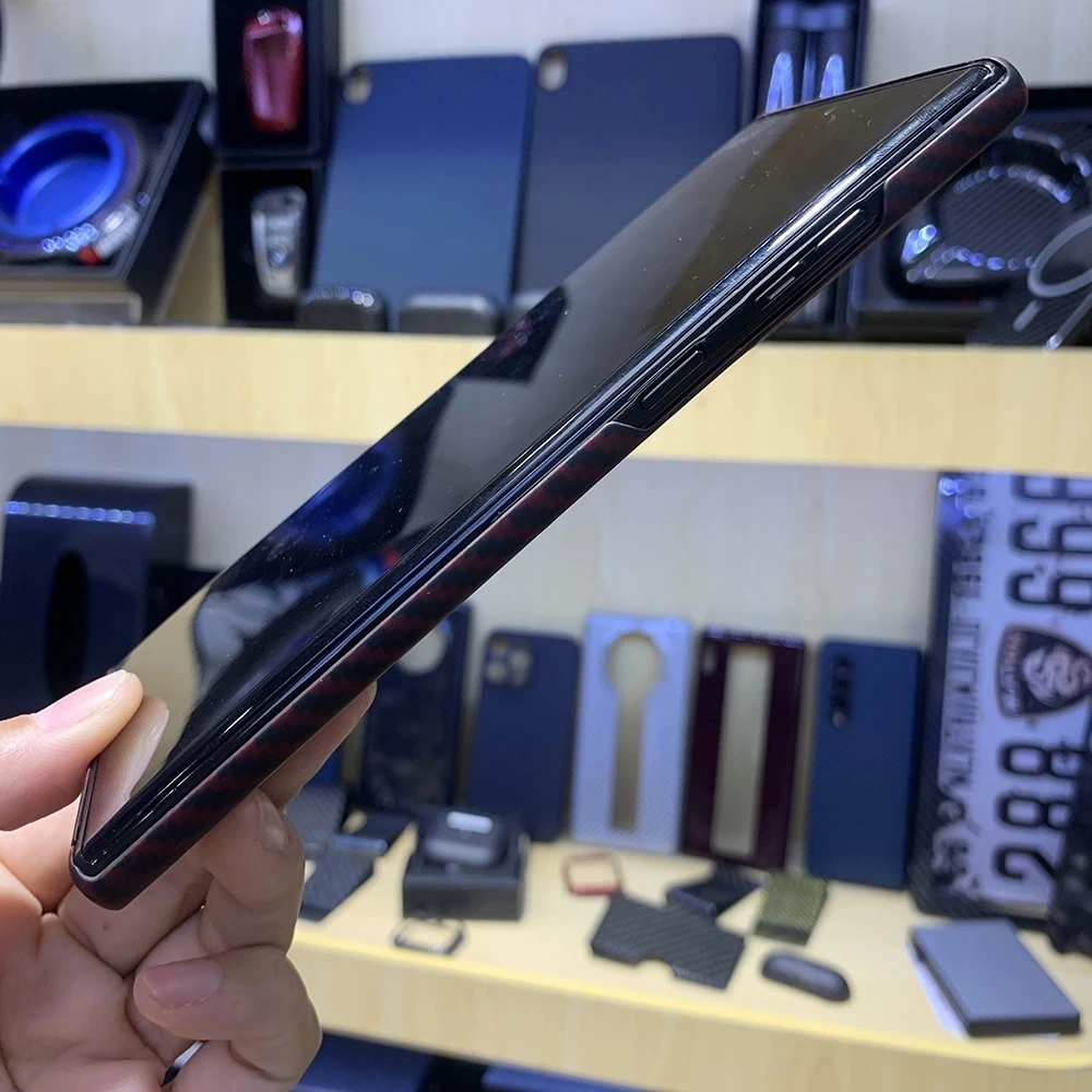 Carbon Carbon fiber phone case For Samsung Galaxy S23 Ultra Aramid fiber Anti-fall busines cover Galaxy S22 Ultra