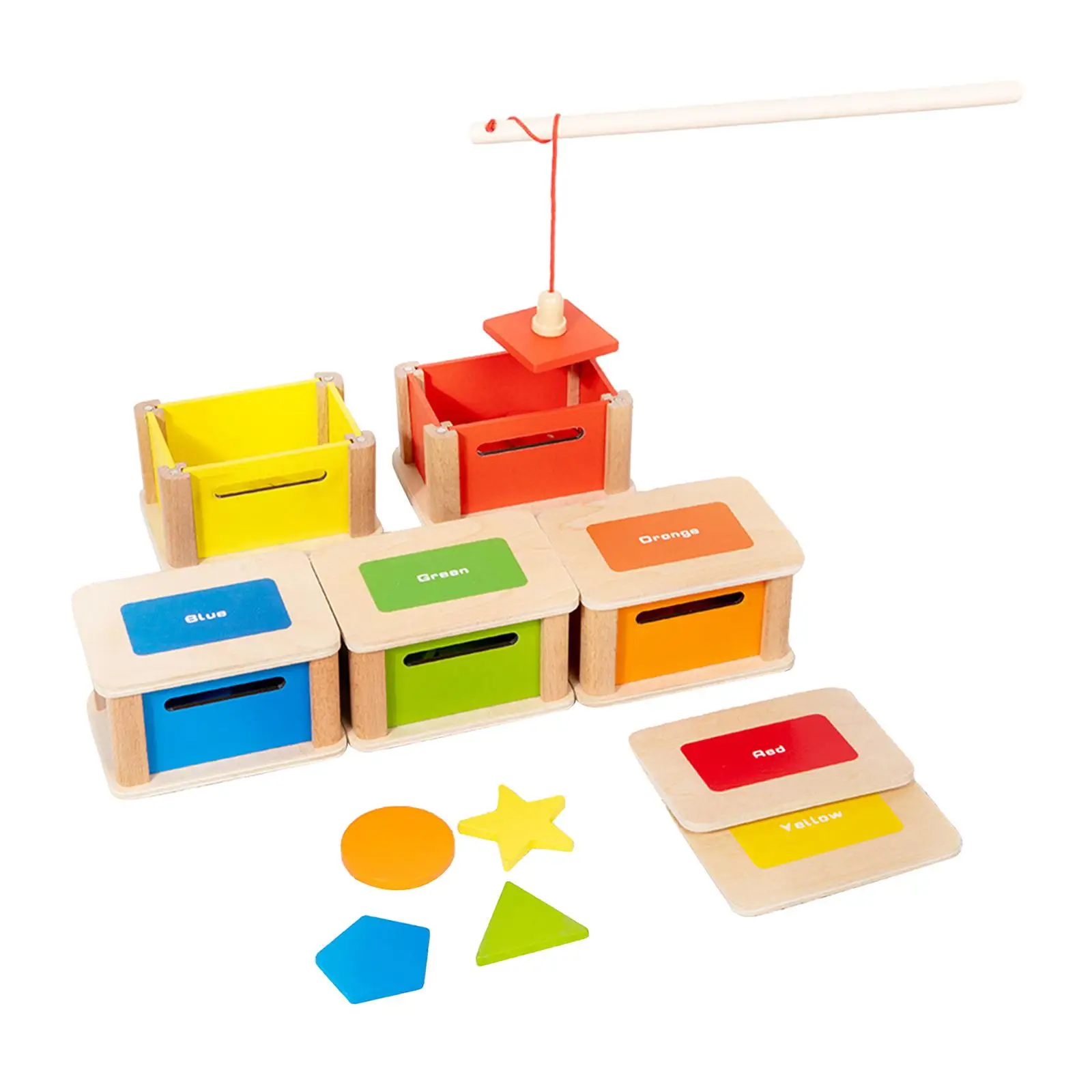 

Color Sorting Toys Puzzles Wooden Color Matching for Kids 1-3 Year Old Baby