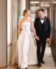 High Qulaity Strapless Satin A Line Wedding Dresses  Custom Made Formal Bridal Grown 2024 Rode De Morrie 3