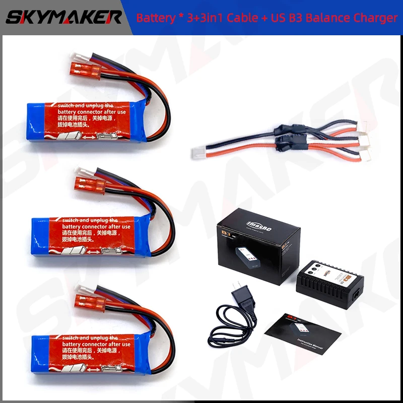 Wltoys Original Lipo Battery 7.4V 400mAh 20C 1/28 RC Car