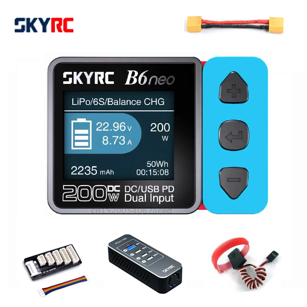 Original SkyRC B6 neo Lipo Battery Balance charger AC 80w DC 200W Multi