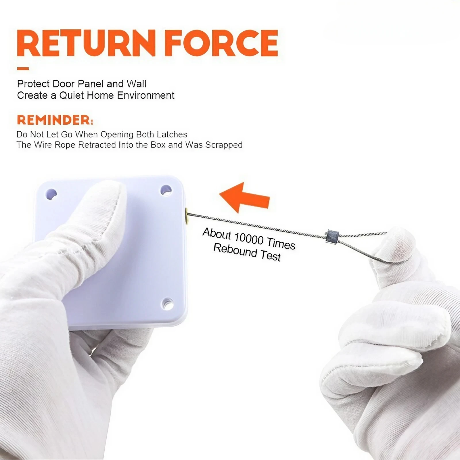 JJYY Punch Free Door Closer Telescopic Door Device Wooden Closed Sliding Wire Pull Rope Automatic Closing artifac door closer