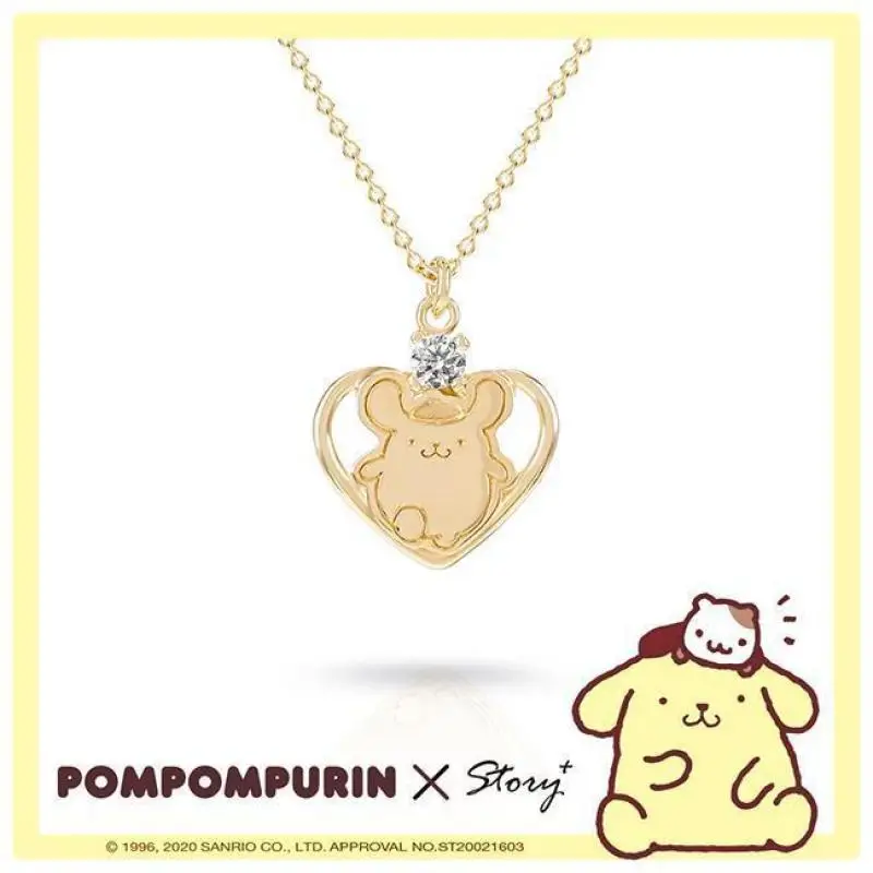 

Ожерелье из серебра 925 пробы с помпоном Sanrio