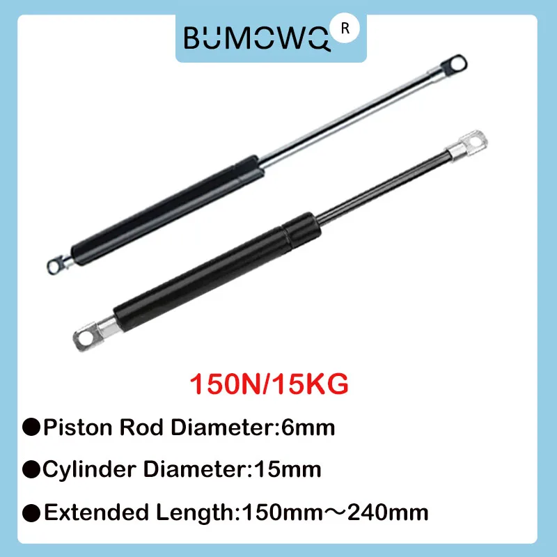 

1PC 150mm-240mm 15kg/150N Universal Strut Bars Furniture Strut Bar Gas Shock Absorber Hydraulic Lift Kitchen Cabinet Hinge