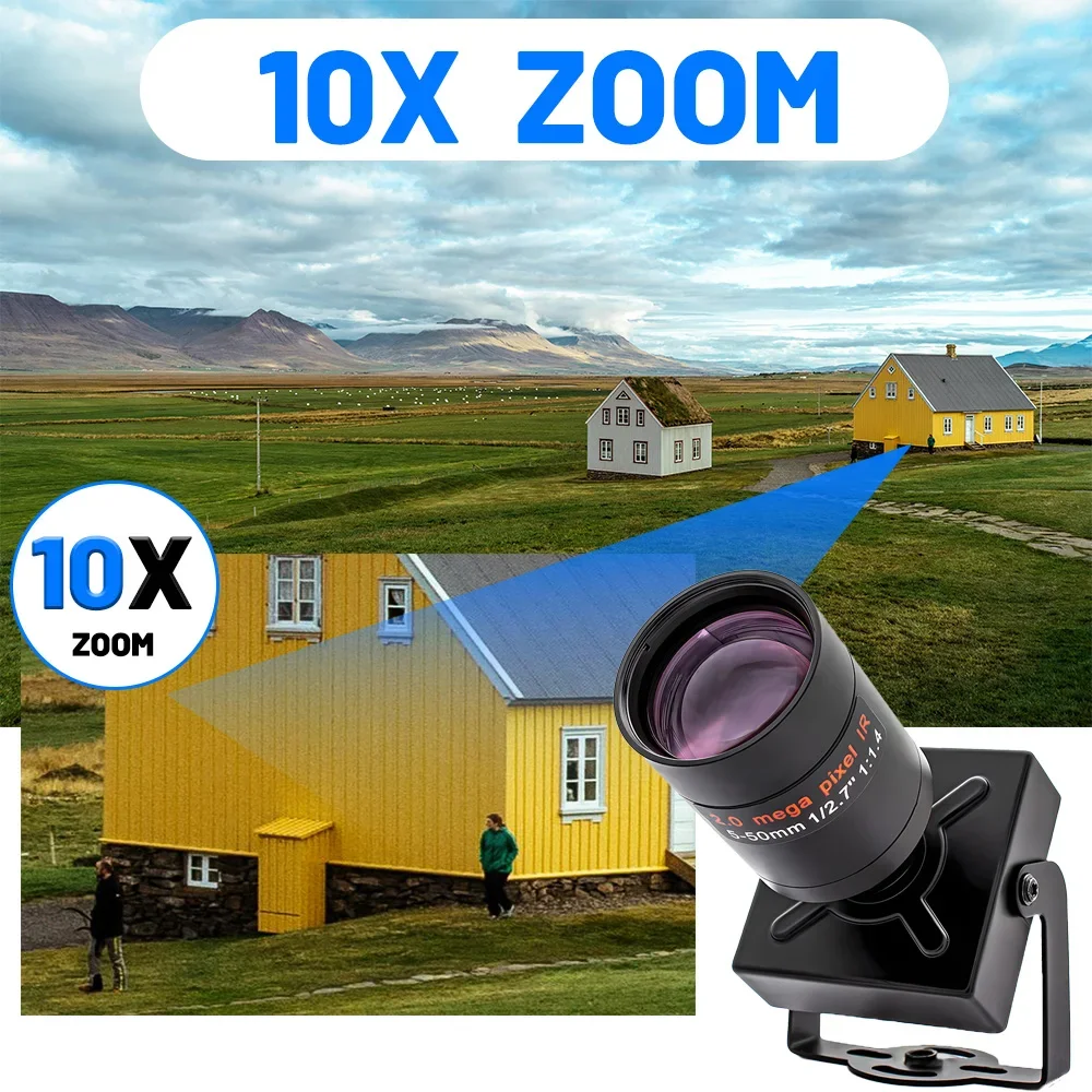 USB3.0 Global Shutter Camera 2.3MP 120FPS Industrial Metal Box With Varifocal Le