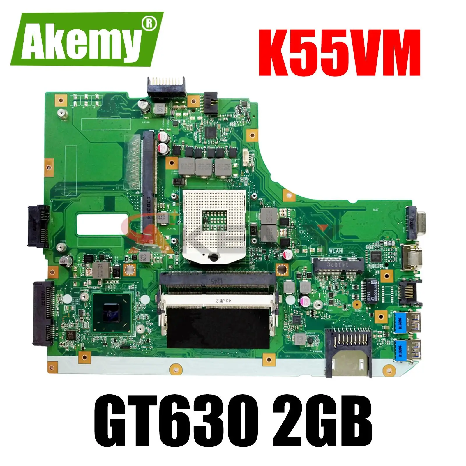 K55vm Mainboard For Asus K55vm K55v K55 K55vj Laptop Motherboard K55vm ...