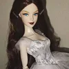 30cm Lady Doll's Head with Big Wavy Curly Hair 1/6 Dress Up Accessories Girls Diy Toys 2